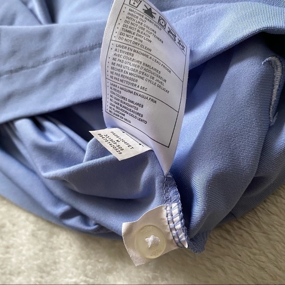 NIKE Golf Fit Dry gold shirt in periwinkle medium - Picture 6 of 8